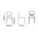 Conjunto 4 Cadeiras Sofia Encosto Fechado Grafite Tramontina - 7271f37c-8fb5-4f5f-b0ac-ea70dfd19253