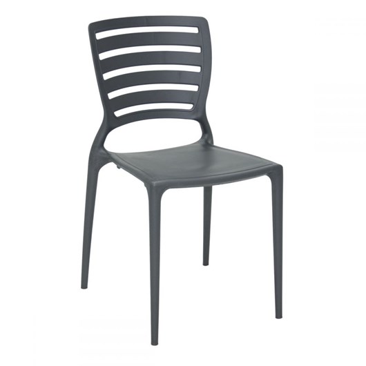 Conjunto 4 Cadeiras Sofia Grafite Tramontina - Imagem principal - b0329d87-58b8-480e-9968-8ef43914c12d