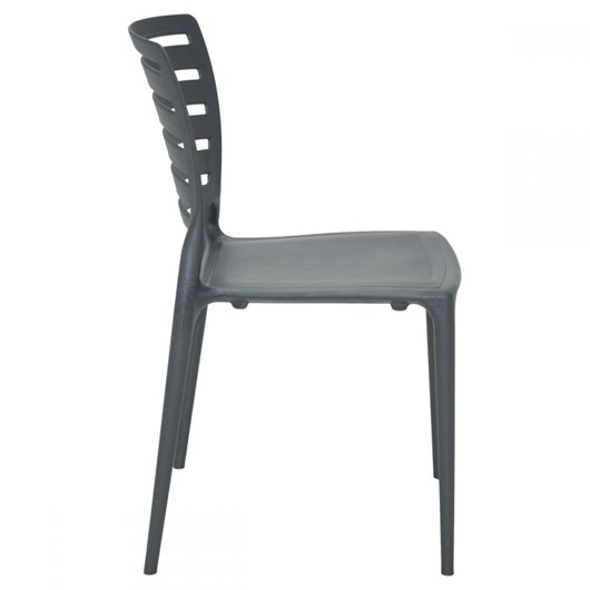 Conjunto 4 Cadeiras Sofia Grafite Tramontina - Imagem principal - 9eaef0c4-f31b-4180-b783-2bd18c2187e7