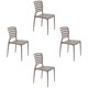 Conjunto 4 Cadeiras Sofia Summa Camurça Tramontina - 2ad04b28-7a4b-4282-900c-3659c4f2935a