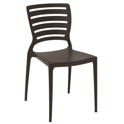 Conjunto 4 Cadeiras Sofia Summa Marrom Tramontina - Imagem principal - 2c2c146d-e8f6-497c-8436-4ee07ef7de69