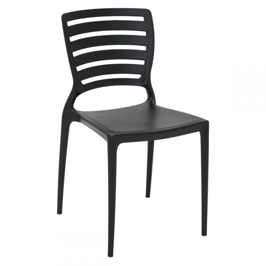 Conjunto 4 Cadeiras Sofia Summa Preto Tramontina - Imagem principal - b1830eac-28f9-4c04-b981-e20711c6e47e