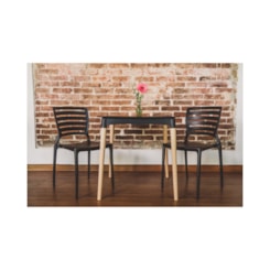 Conjunto 4 Cadeiras Sofia Summa Preto Tramontina