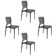 Conjunto 4 Cadeiras Sofia Summa Preto Tramontina - 4c405944-bf84-40e4-aa40-757444193b33