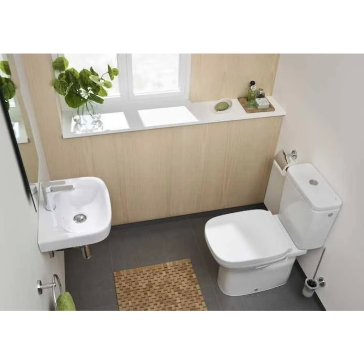 Conjunto Vaso Sanitário E Caixa Acoplada Com Duplo Acionamento Debba Classic Branco Roca