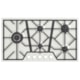 Cooktop a Gás Design Collection Penta Inox Full 5 GX 90 em Aço Inox e Trempes em Ferro Fundido Tramontina - e23cdcf8-00fa-4c72-afaf-8346ceefaff0