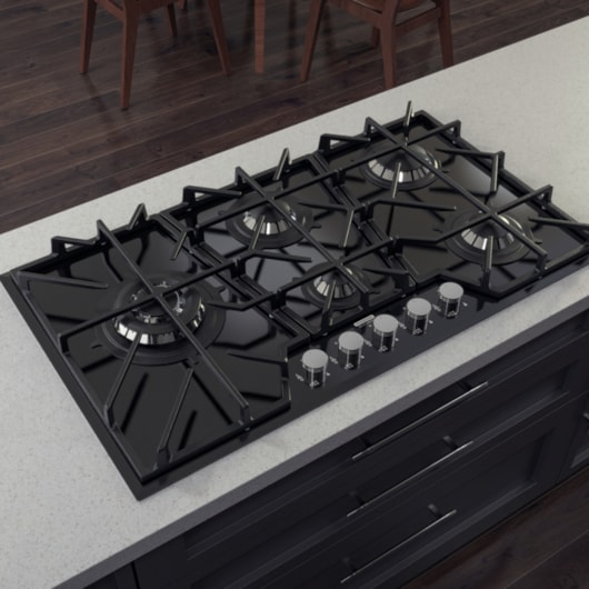 Cooktop A Gás Em Vidro Temperado Design Collection Penta Glass Full 5G B 90 Safe Tramontina - Imagem principal - 6c42eba8-4d20-4c77-893e-72c1431e3d07