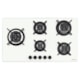 Cooktop a Gás Penta Side Plus em Vidro Temperado Branco com Trempes em Aço Carbono e Acendimento superautomático e 5 Bocas Tramontina - ce23b2a7-06ee-4103-883f-8b74f059a1fd