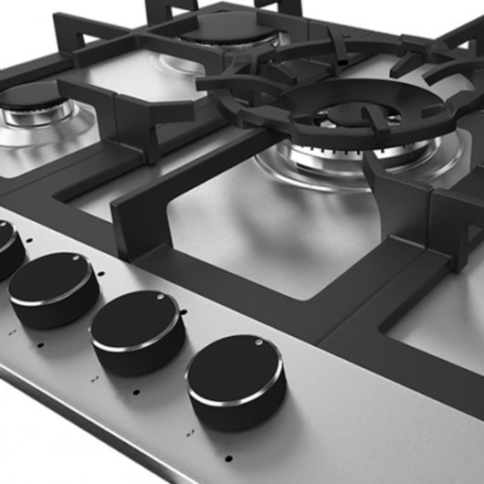 Cooktop A Gás Zurique Aço Inox Debacco 70Cm 5 Bocas - Imagem principal - fdc775bc-9e5e-4029-a516-17399c8ef728