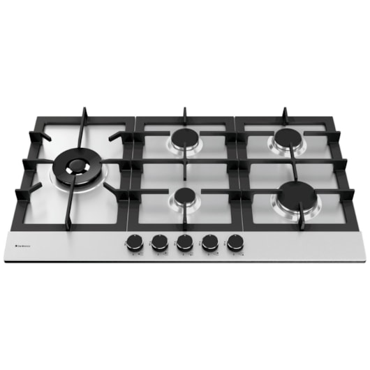 Cooktop A Gás Zurique Aço Inox Debacco 90Cm 5 Bocas - Imagem principal - e35d7380-9f37-4d99-a8c3-68861d8ece81