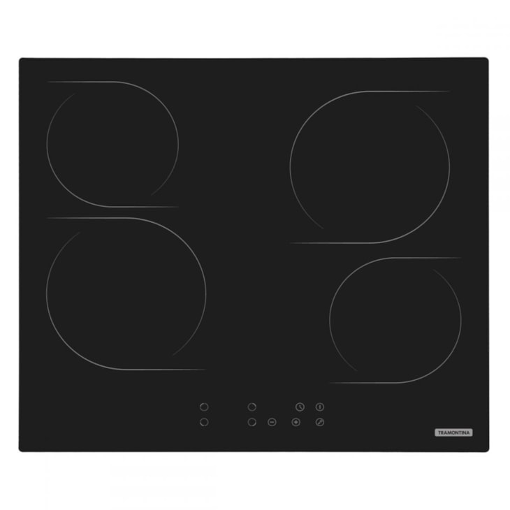 Cooktop Elétrico New Square Vitrocerâmico Com Aquecimento E Touch Tramontina