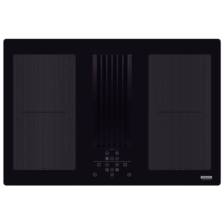 Cooktop Indução Tramontina Duo 4ei 80 Com Coifa Integrada Em Modo Exaustão 220 V