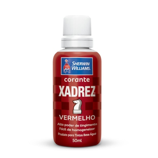 Corante Líquido Xadrez Vermelho  Sherwin Williams - Imagem principal - e84672bd-2580-4e0a-9397-0c601d39328d