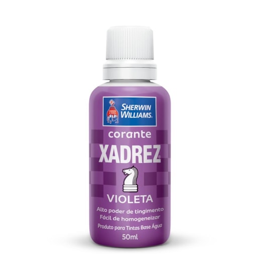 Corante Líquido Xadrez Violeta  Sherwin Williams - Imagem principal - 9d888993-e5ac-43ad-ad0b-4bda70b83b1e