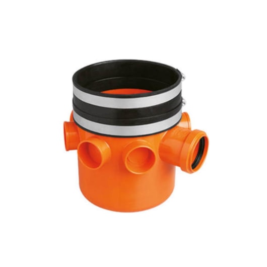 Corpo Caixa Sifonada Esgoto Silentium Amanco 100x100x50mm - Imagem principal - f5388d82-c3d1-435d-9b78-30eb65d4b714