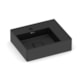 Cuba Apoio Com Mesa Platinum P9 Matte Black Roca 45,5x38,5cm - f98ea492-af60-42a0-a0d7-69a0ea5f292e