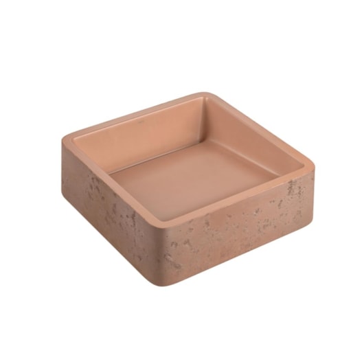 Cuba Apoio Quadrada Etrusco Terracota Deca - Imagem principal - 3ef4443a-0a2e-4bc3-8ee6-d9f1110848a4