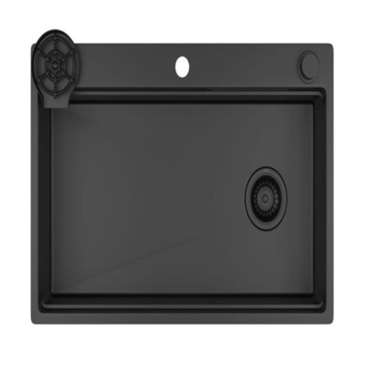 Cuba Cozinha WorkStation Black Matte Deca 75X40cm - Imagem principal - fa8ab655-c1b9-472f-83fb-5af9e9a076d3