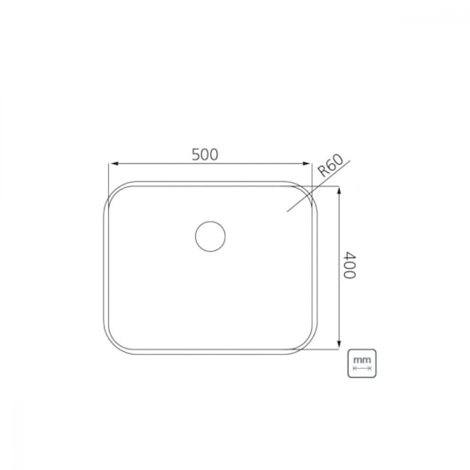 Cuba De Aço Inox Acetinado Com Válvula 4.1/2 R6 Tramontina 50x40cm - Imagem principal - 8ed0c7ea-116e-44cb-a251-c01d9cb9e76a