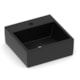 Cuba De Apoio 410x410 Com Mesa Basic Q1 Mate Black Celite - 559cd2be-440d-40b3-bce1-effa105590c2