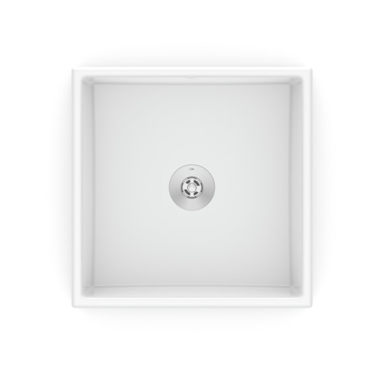 Cuba De Apoio Celite Branco Quadrada Sem Mesa Basic 35x35cm - Imagem principal - 03e3df84-3e9c-4cb3-9bdb-cb42cbea4ee0