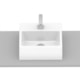 Cuba De Apoio Com Mesa pq33 Optica Branco Roca 33x33cm - fb2991a9-c527-4ef7-ab00-3d1f14623572