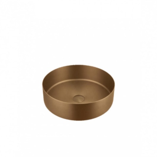 Cuba De Apoio Com Válvula Para Lavatório Cub1031 Rose Gold Escovado Kromma 36x12cm - Imagem principal - ae11c97e-207b-4cd8-abf0-9148d07502cd