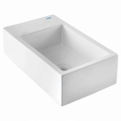 Cuba De Apoio Curve 1 44x26,5cm Branco Incepa