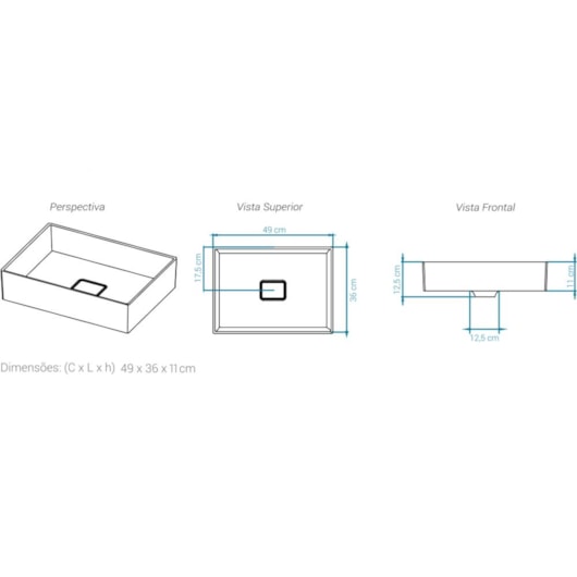 Cuba De Apoio Duramatt Quartzo 11 Branco Fosco Acetinado Sabbia - Imagem principal - a2f69d98-600f-40b9-8ffb-43e2d899f879