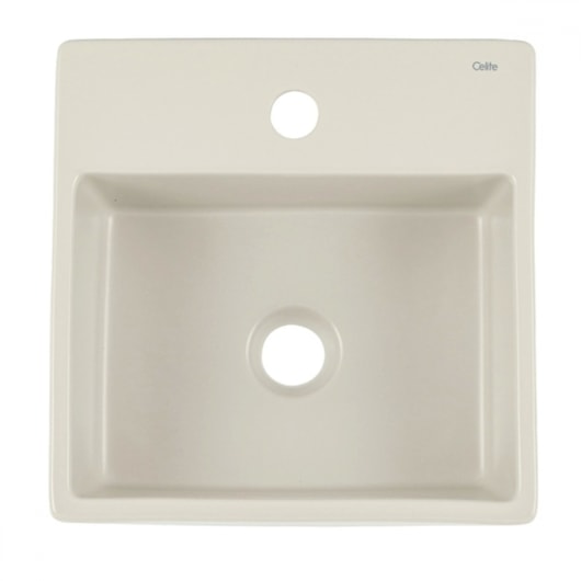 Cuba De Apoio Loft Q6 35X35Cm Beige Incepa - Imagem principal - 982345d3-c602-412b-9766-bfc8ba6ecc1b