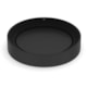 Cuba de Apoio Oval Design D5 Matte Black 45x40cm Celite - 45fe635a-3ea7-4212-84ae-27aeaf460e45