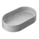 Cuba de Apoio Oval DocolBloc Concreto Natural Docol 60x35,5x12 cm - 0c42d4cb-9433-4ca0-adca-3a58f6ed0a77