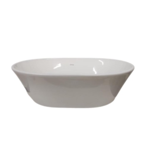 Cuba De Apoio Oval Eclipse Branco Hervy - Imagem principal - bfa62bf1-720d-493e-8349-95eef7aa786b