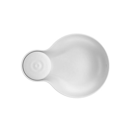 Cuba De Apoio Oval Oceano Branco Fosco Deca 60cm - Imagem principal - efa5f3e2-dd2e-47fa-80ba-09a3371a0836