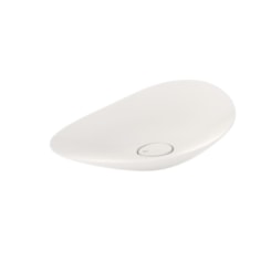 Cuba de Apoio Oval Ohtake Beige Roca 62,5x38,5cm