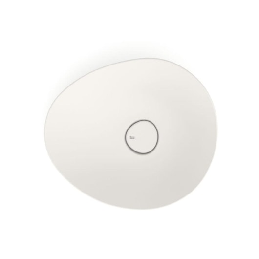 Cuba de Apoio Oval Ohtake Beige Roca 62,5x38,5cm - Imagem principal - 3baece8d-d725-4138-bb7f-597824d83d64