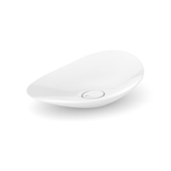 Cuba de Apoio Oval Ohtake Branco Roca 62,5x38,5cm