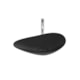 Cuba de Apoio Oval Ohtake Matte Black Roca 62,5x38,5cm - 8c551b35-9165-479c-bd81-2e9f785299ce