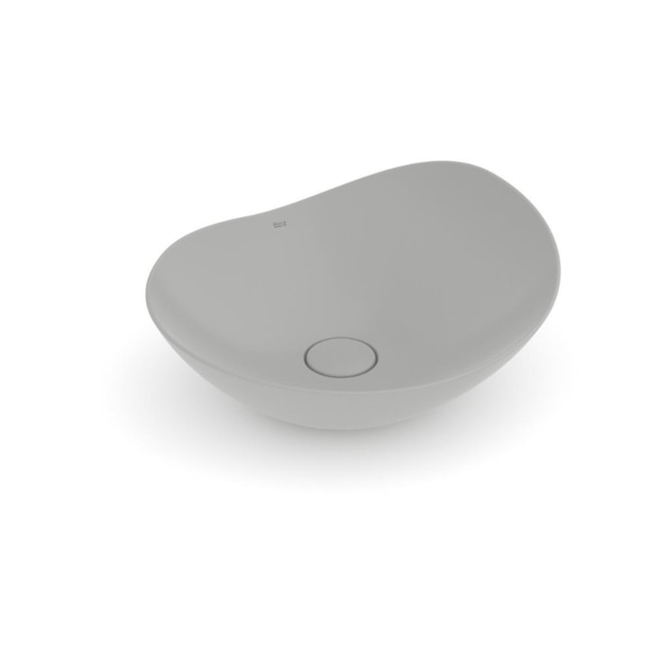 Cuba de Apoio Oval Ohtake Stone Roca 47x40,5cm