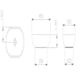 Cuba De Apoio Oval R29 Loft Branco Incepa  45x29 cm - 433d47b8-c571-4246-ae1c-179a74e4f82d