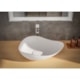 Cuba De Apoio Oval Ruy Ohtake 54X37,5Cm Branco Matte Roca - 819a3339-1e22-4bbd-8781-a3a3432335fc