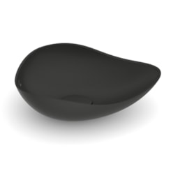 Cuba De Apoio Oval Ruy Ohtake 54X37,5cm Onix Roca
