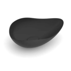 Cuba De Apoio Oval Ruy Ohtake 54X37,5cm Onix Roca