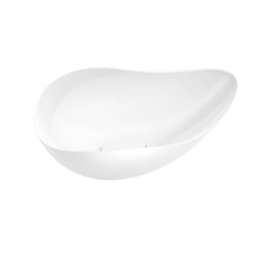 Cuba De Apoio Oval Ruy Ohtake Branco Roca 54x37,5cm - Imagem principal - 04df8bf1-becb-4e5c-8dcf-bde3a2c7f6b2