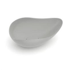 Cuba De Apoio Oval Ruy Ohtake Stone Roca 54x37,5cm