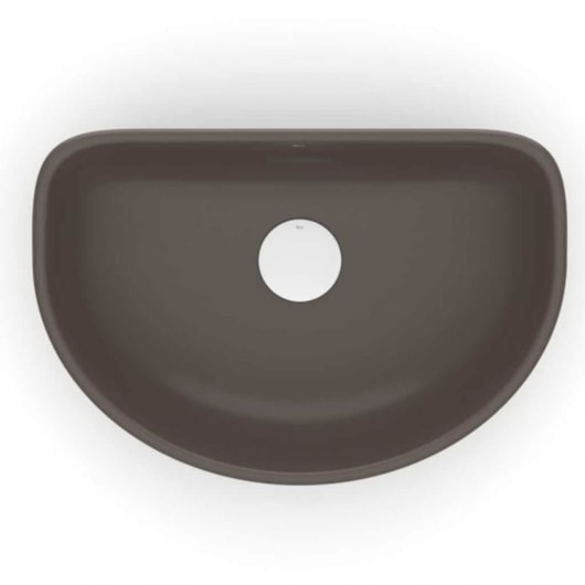 Cuba de Apoio Oval Sem Mesa Optica EE45 45x30cm Café Roca - Imagem principal - 77939748-9856-4090-afb8-9fcfa77cc48a