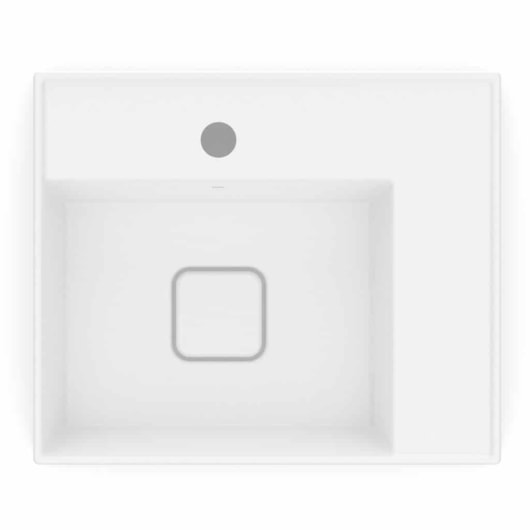 Cuba De Apoio Prime Blanco Matte Incepa 45,5x38,5cm - Imagem principal - 352da3be-dd23-4590-b284-cda63b04a556