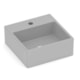 Cuba de Apoio Quadrada Com Mesa Basic Q6 35x35cm Stone Celite - 7bff98f5-c2da-4176-85ac-515715948510