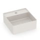 Cuba De Apoio Quadrada Com Mesa Design D3 35x35cm Beige Celite - 9510e9b0-6d99-411c-8350-453a38ed0c45