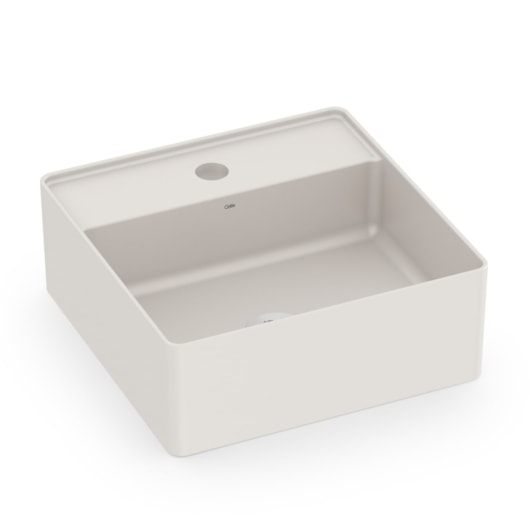 Cuba De Apoio Quadrada Com Mesa Design D3 35x35cm Beige Celite - Imagem principal - aa5015b1-9f0c-4bdc-9ddd-b748cddcbd59